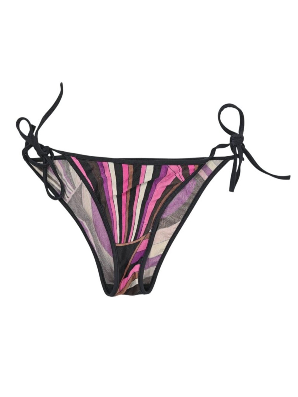 Pucci Iride-Printed Bikini Side Tie Briefs in Purple